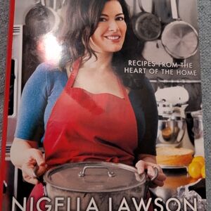 Nigella Lawson Home Kitchen Cookbook with Red Apron Cover
